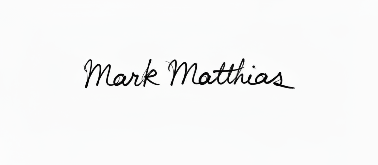 Mark Matthias signature