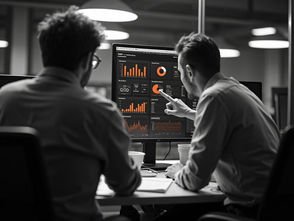 Team reviewing AI risk intelligence dashboard